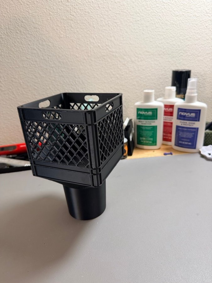 Functional modular storage crate print